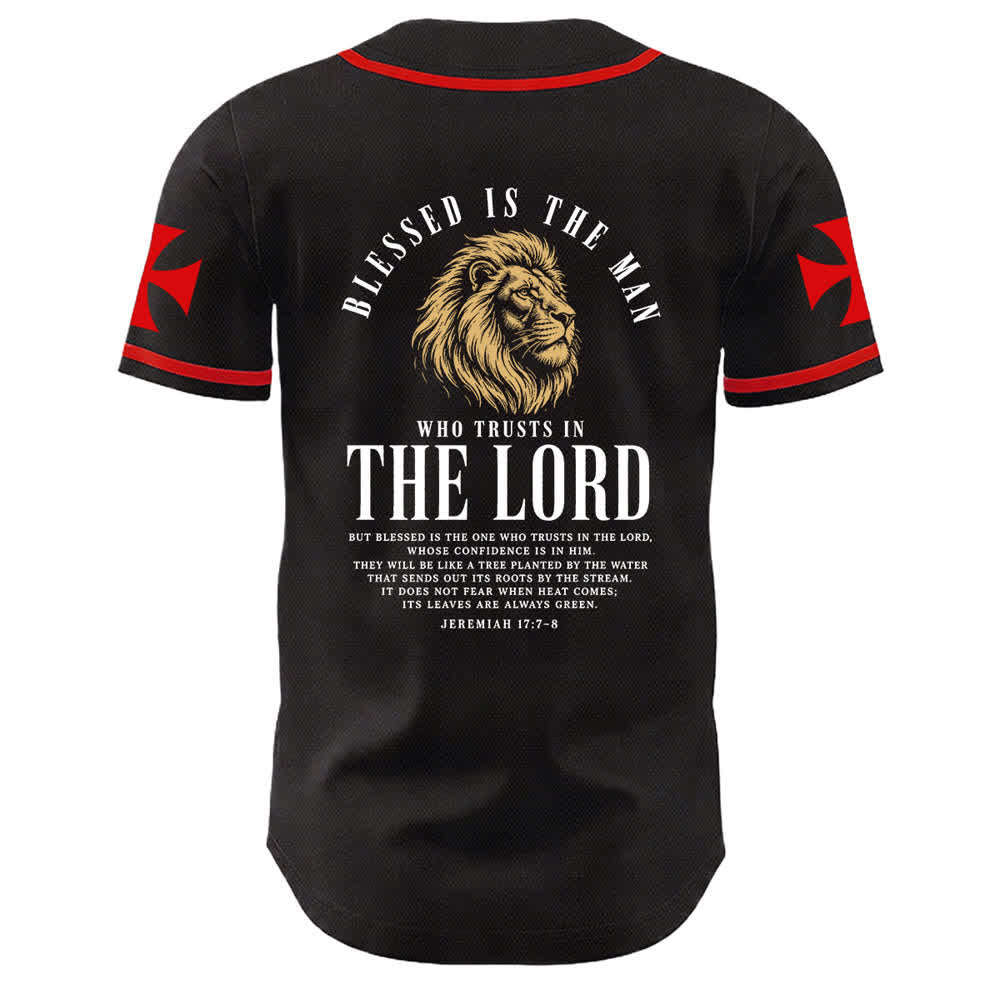 Christianartworkshop Jesus Highway To Heaven Jeremiah 17:7-8 Baseball Jersey - image 15