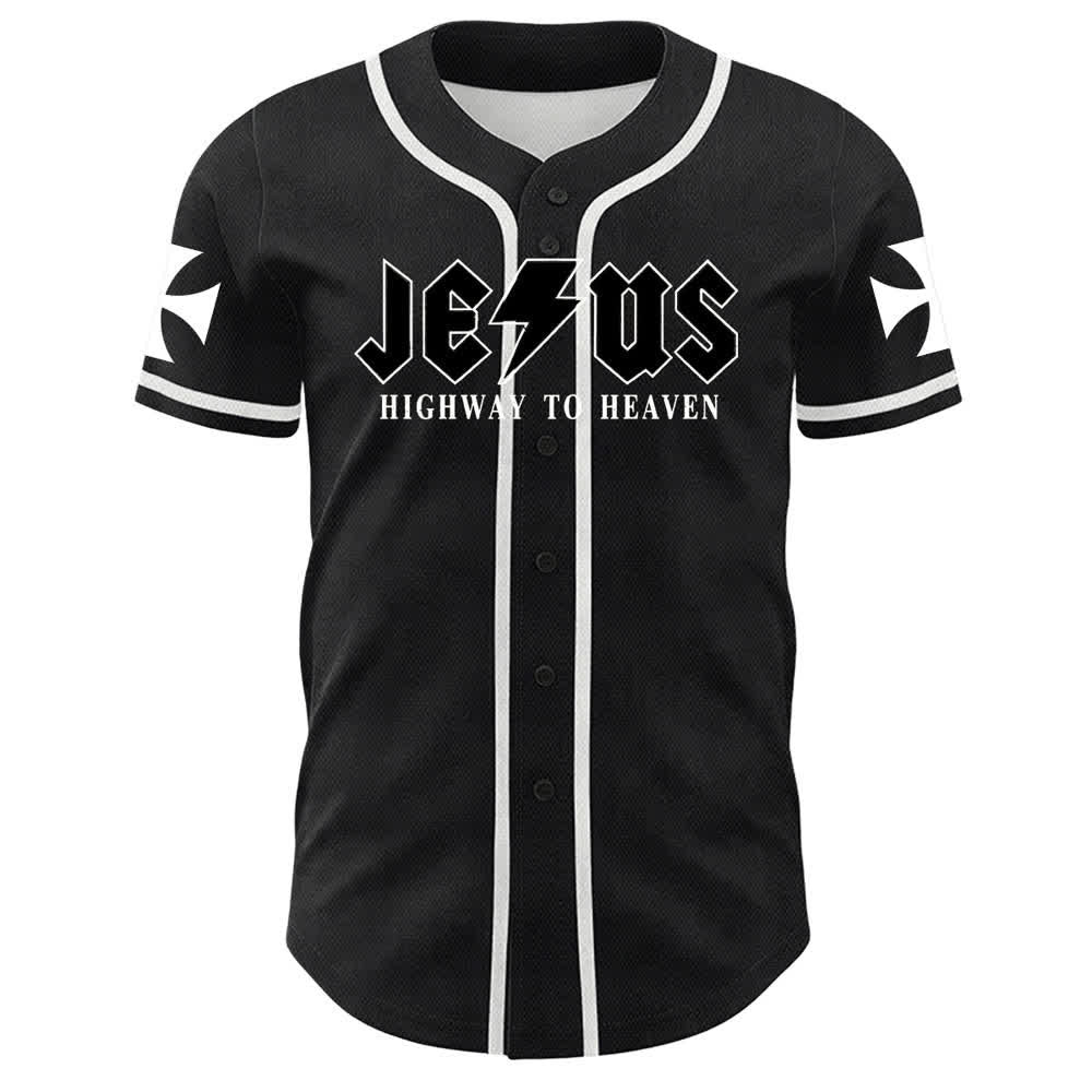 Christianartworkshop Jesus Highway To Heaven Jeremiah 17:7-8 Baseball Jersey - image 9