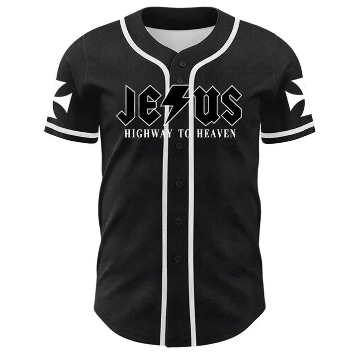 Christianartworkshop Jesus Highway To Heaven Jeremiah 17:7-8 Baseball Jersey - image 9