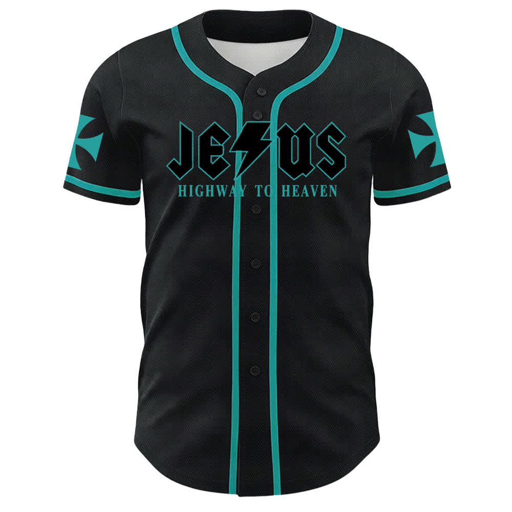 Christianartworkshop Jesus Highway To Heaven Jeremiah 17:7-8 Baseball Jersey - image 30