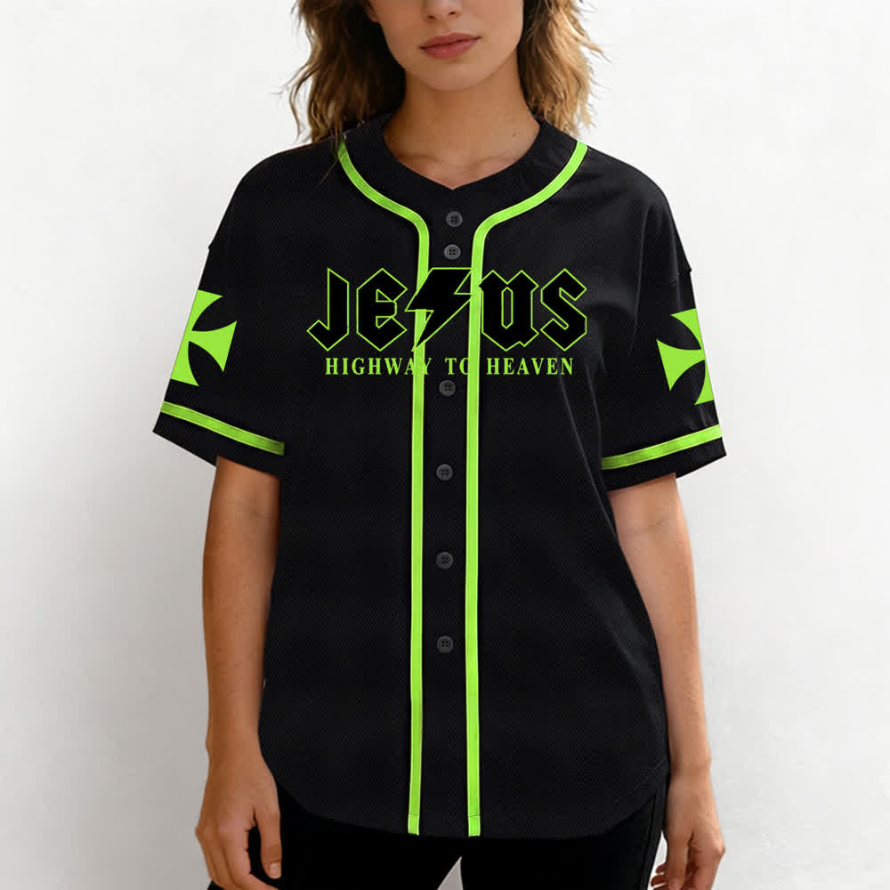 Christianartworkshop Jesus Highway To Heaven Jeremiah 17:7-8 Baseball Jersey - image 62