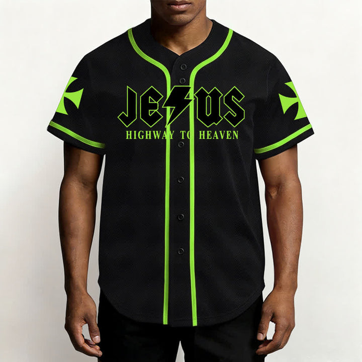 Christianartworkshop Jesus Highway To Heaven Jeremiah 17:7-8 Baseball Jersey - image 60