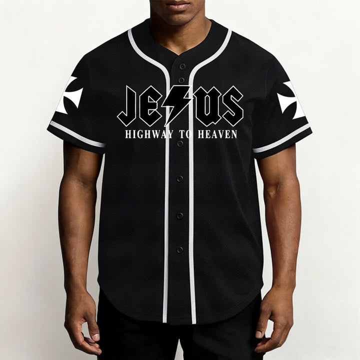 Christianartworkshop Jesus Highway To Heaven Jeremiah 17:7-8 Baseball Jersey - image 13
