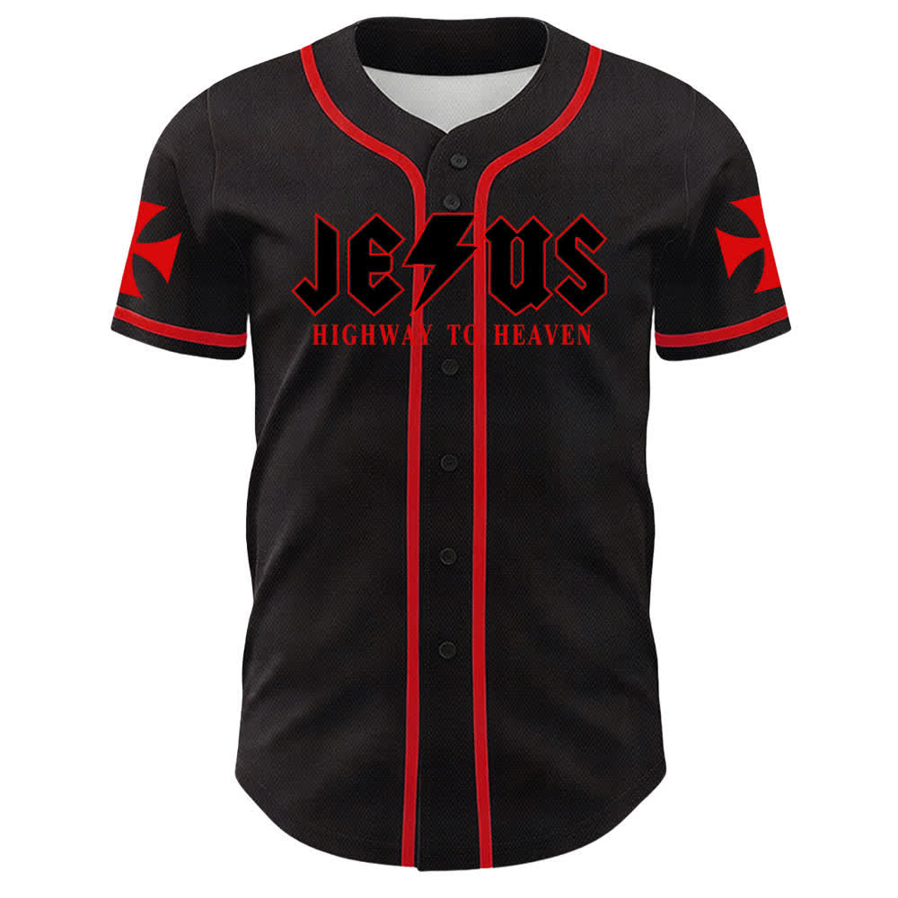 Christianartworkshop Jesus Highway To Heaven Jeremiah 17:7-8 Baseball Jersey - image 16