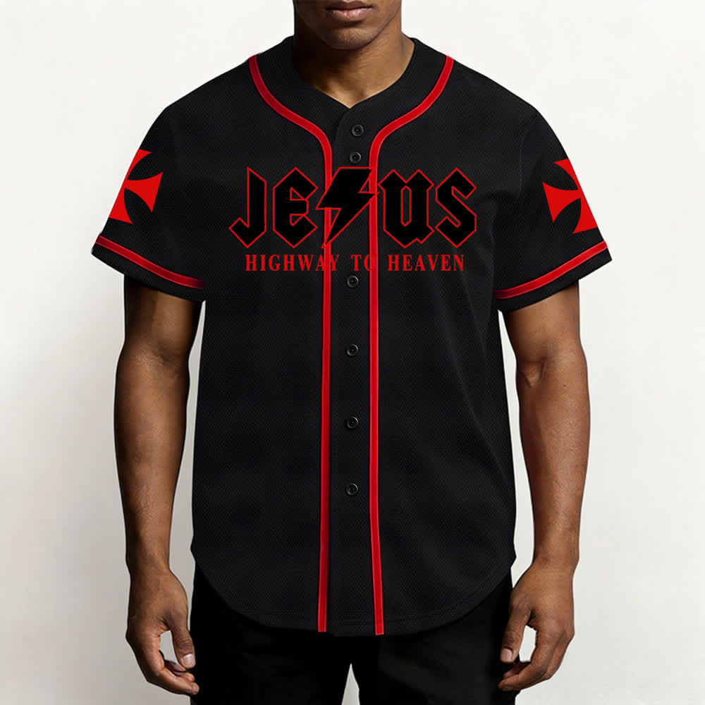 Christianartworkshop Jesus Highway To Heaven Jeremiah 17:7-8 Baseball Jersey - image 20