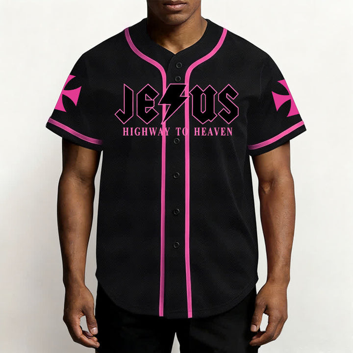 Christianartworkshop Jesus Highway To Heaven Jeremiah 17:7-8 Baseball Jersey - image 27