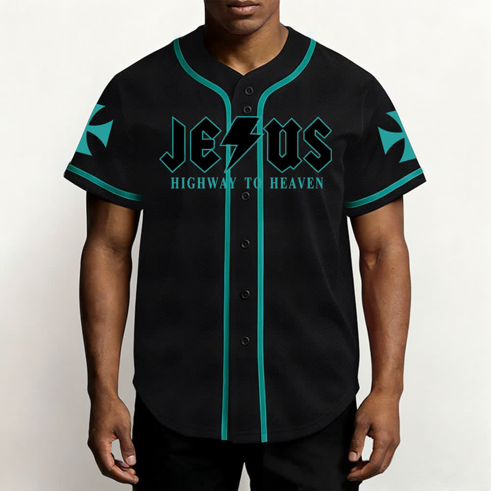 Christianartworkshop Jesus Highway To Heaven Jeremiah 17:7-8 Baseball Jersey - image 34