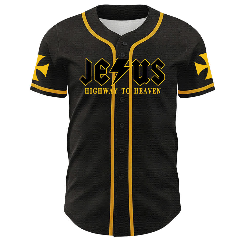 Christianartworkshop Jesus Highway To Heaven Jeremiah 17:7-8 Baseball Jersey - image 2