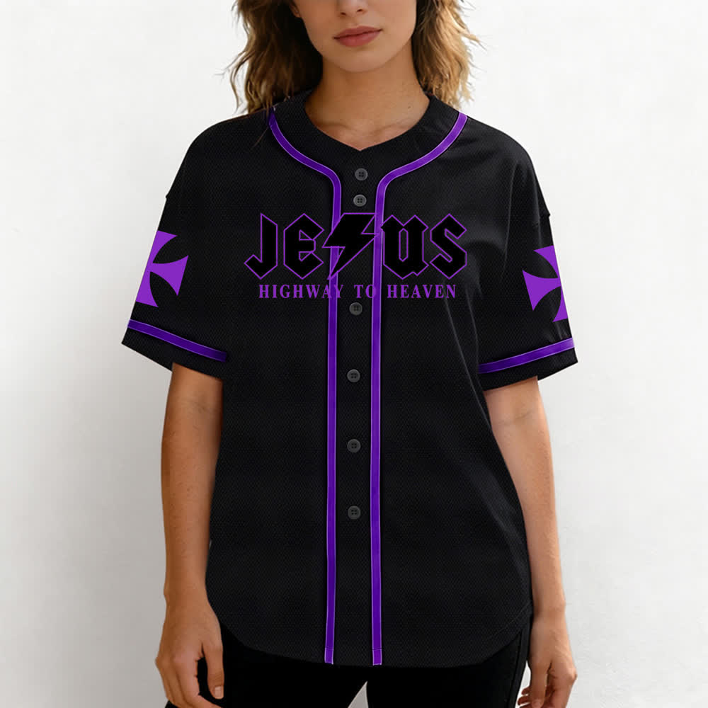 Christianartworkshop Jesus Highway To Heaven Jeremiah 17:7-8 Baseball Jersey - image 53