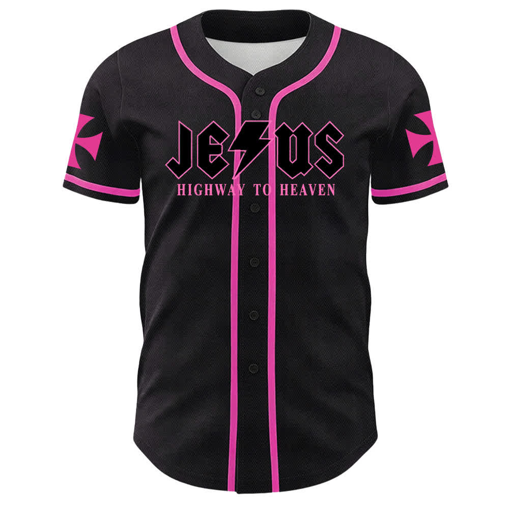 Christianartworkshop Jesus Highway To Heaven Jeremiah 17:7-8 Baseball Jersey - image 23