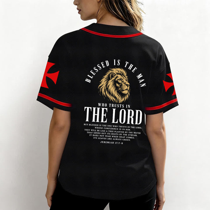 Christianartworkshop Jesus Highway To Heaven Jeremiah 17:7-8 Baseball Jersey - image 17