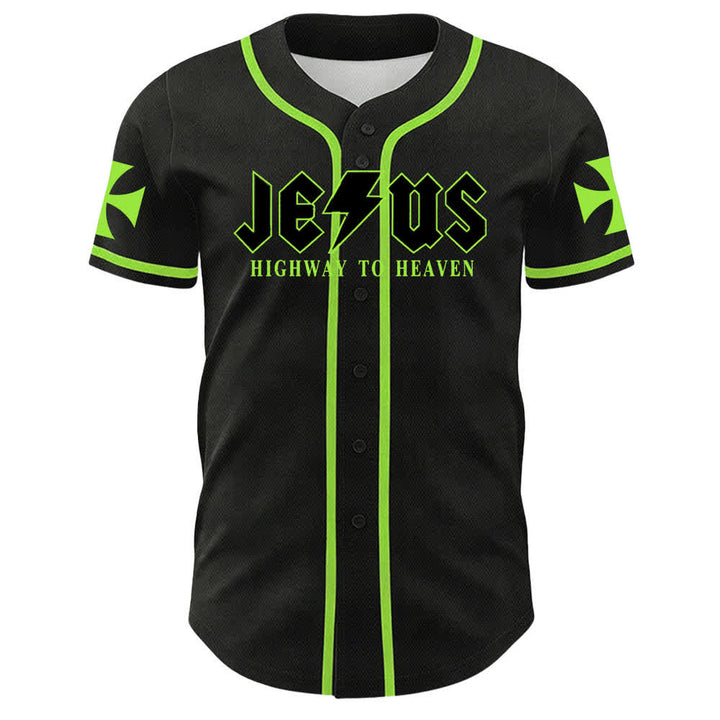 Christianartworkshop Jesus Highway To Heaven Jeremiah 17:7-8 Baseball Jersey - image 58
