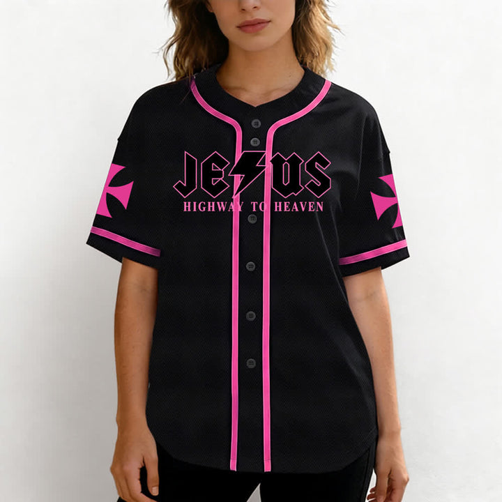Christianartworkshop Jesus Highway To Heaven Jeremiah 17:7-8 Baseball Jersey - image 25