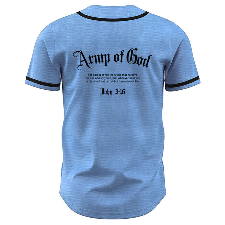 Christianartworkshop Army Of God Mesh Streetwear Baseball Jersey - image 43