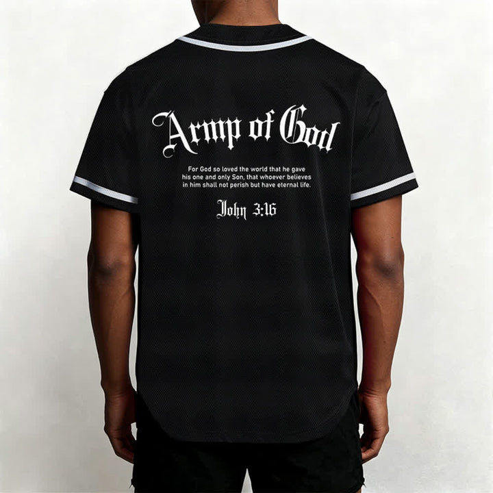 Christianartworkshop Army Of God Mesh Streetwear Baseball Jersey - image 12