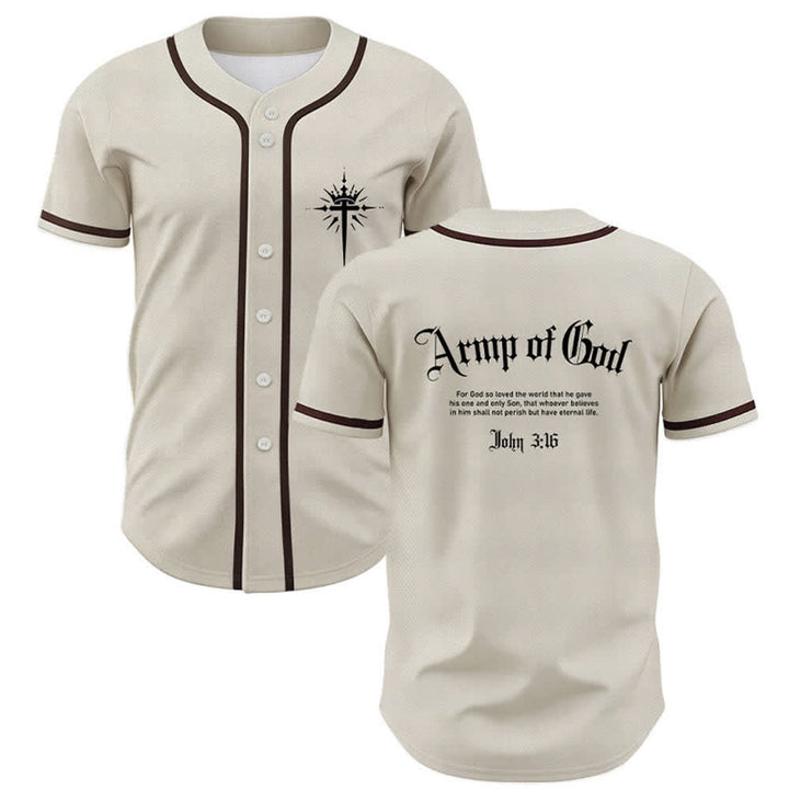 Christianartworkshop Army Of God Mesh Streetwear Baseball Jersey - Beige - 5XL - image 28