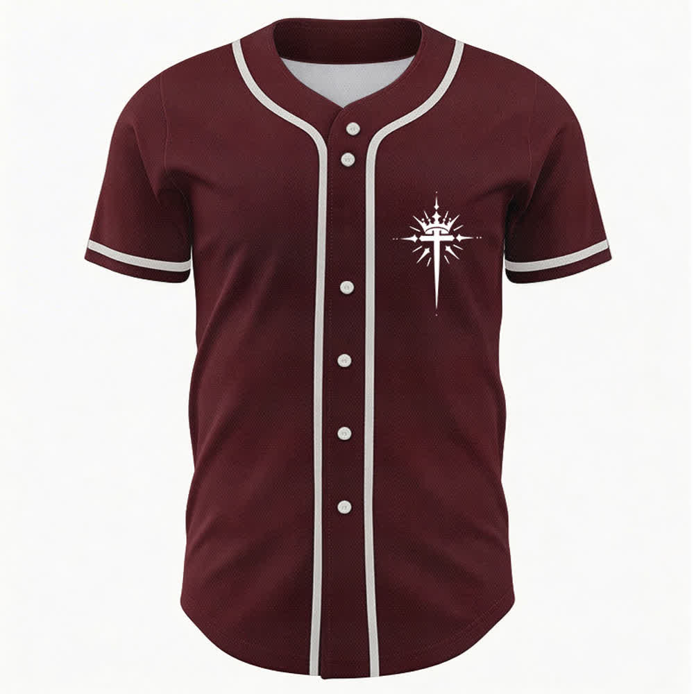 Christianartworkshop Army Of God Mesh Streetwear Baseball Jersey - image 16