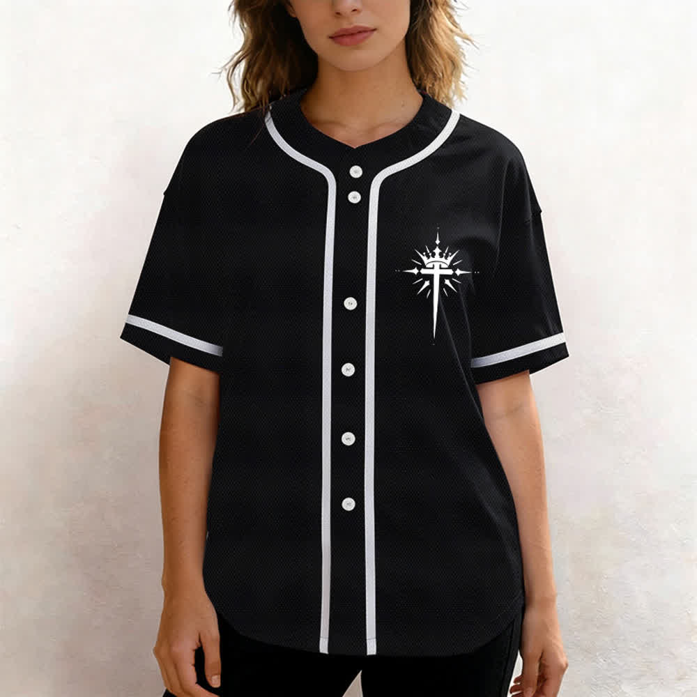 Christianartworkshop Army Of God Mesh Streetwear Baseball Jersey - image 11