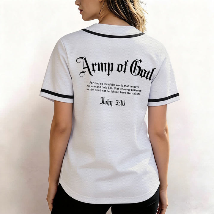 Christianartworkshop Army Of God Mesh Streetwear Baseball Jersey - image 3