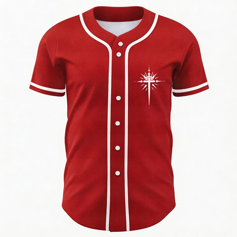 Christianartworkshop Army Of God Mesh Streetwear Baseball Jersey - image 37