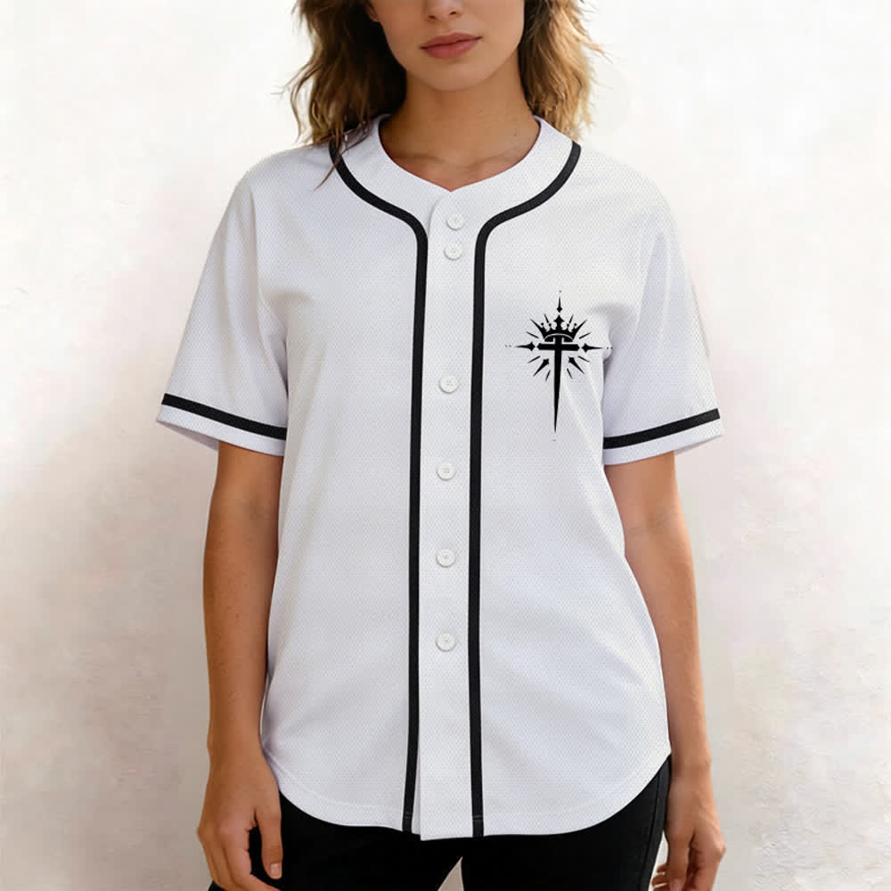 Christianartworkshop Army Of God Mesh Streetwear Baseball Jersey - image 4