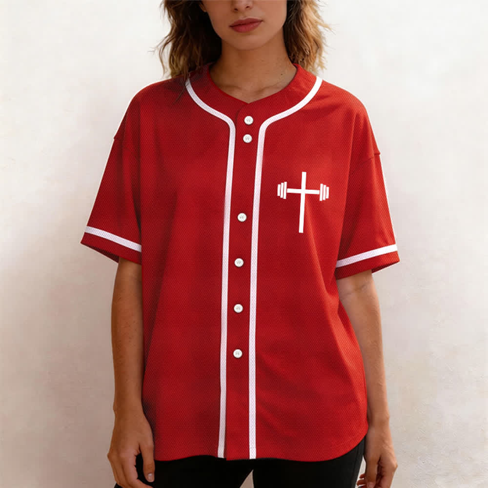Christianartworkshop Lift Heavy Pray Hard Navy Baseball Jersey - image 53