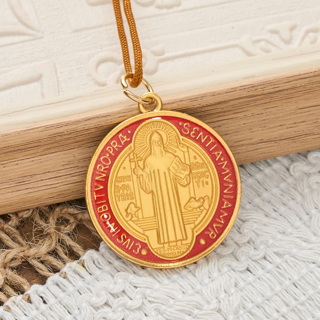 Christianartworkshop Olive Wood Bead Pocket Rosary Car Hanging Ornament: Emblem of Abiding Heavenly Protection - image 3