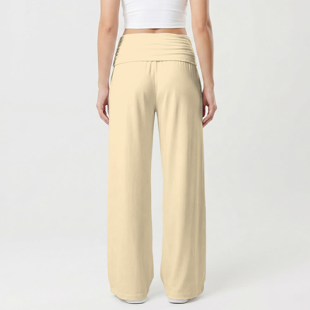 Christianartworkshop Dove Grace Foldover Lounge Women's Wide Leg Pants - image 2