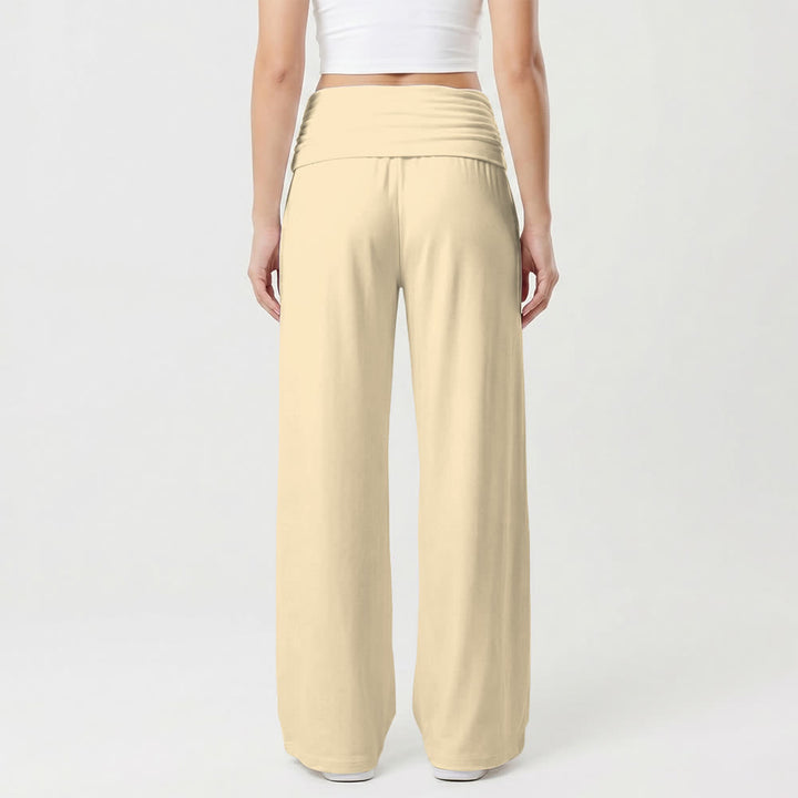 Christianartworkshop Dove Grace Foldover Lounge Women's Wide Leg Pants - image 2