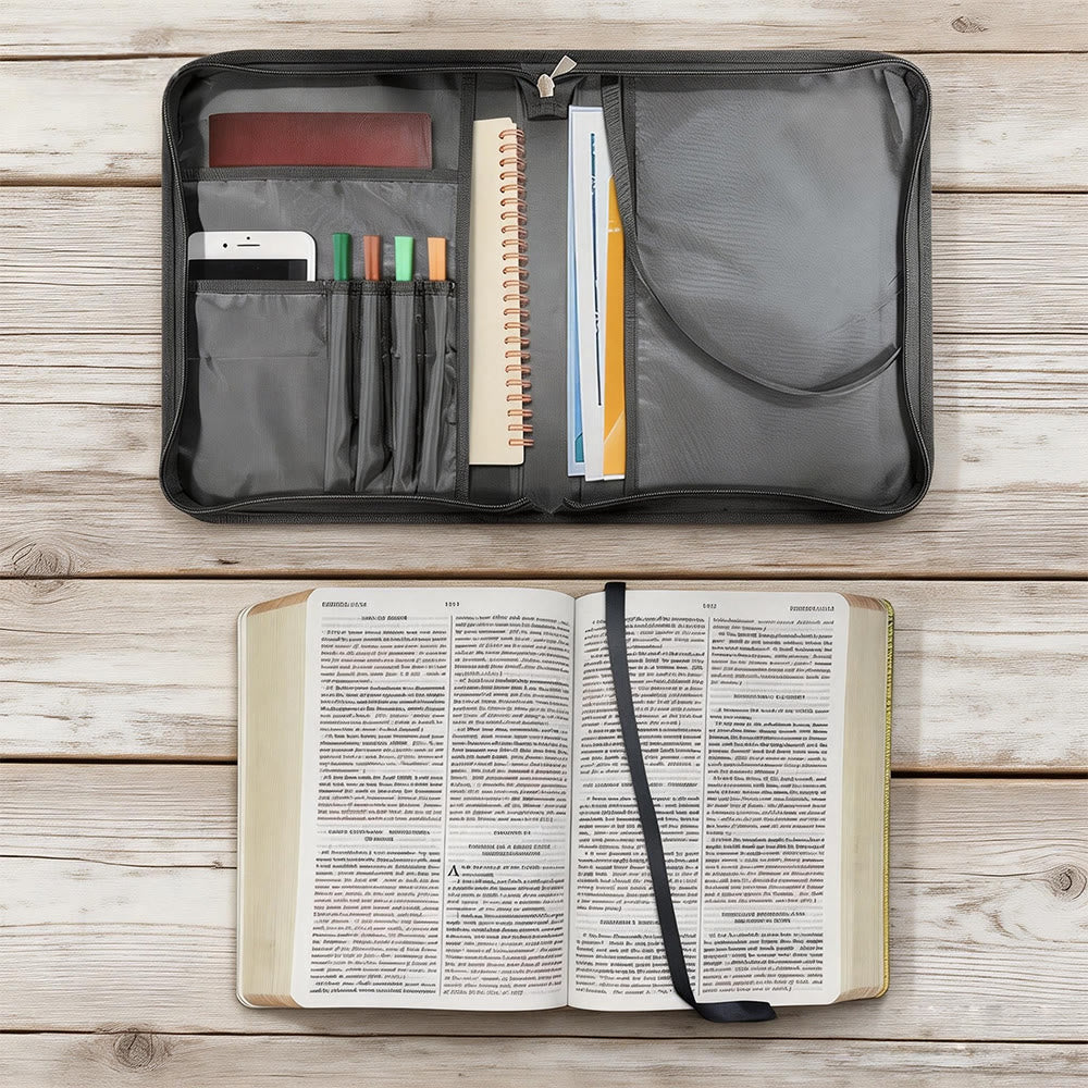 Christianartworkshop Trust And Wait Romans 8:24 Daisy & Hummingbird Bible Cover - image 7