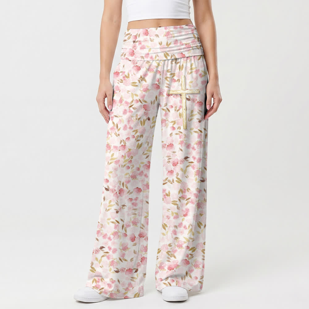 Christianartworkshop Eden Bloom Lounge Women's Wide Leg Pants - image 1
