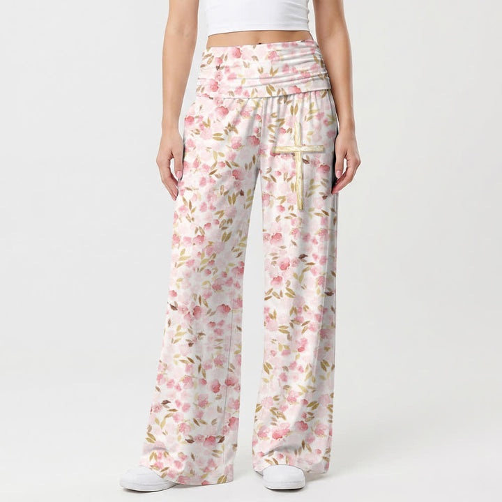 Christianartworkshop Eden Bloom Lounge Women's Wide Leg Pants - image 1