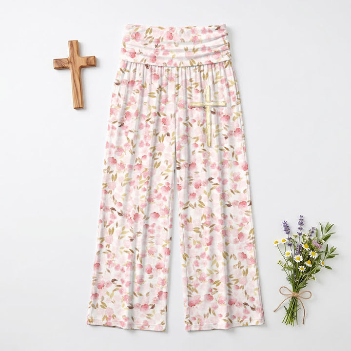 Christianartworkshop Eden Bloom Lounge Women's Wide Leg Pants - US22,UK/AU26,EU54 - image 0