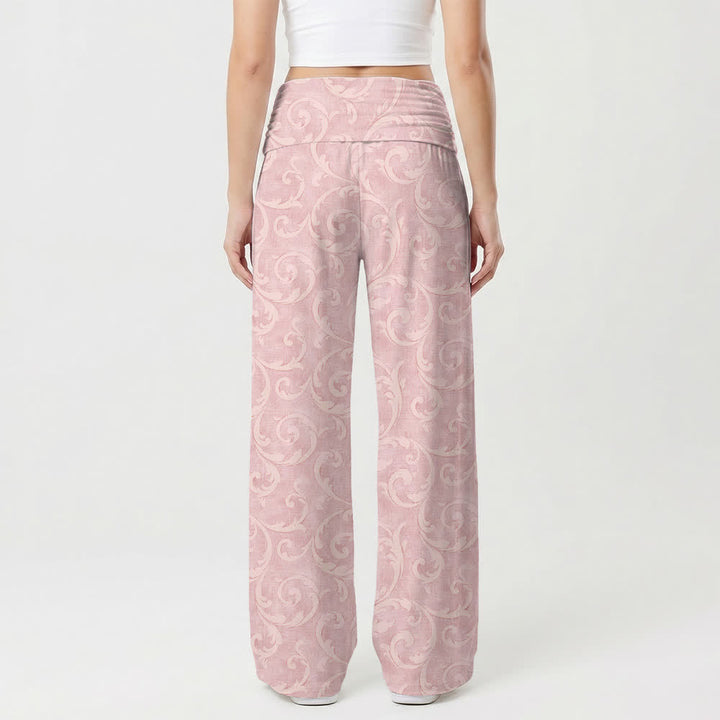 Christianartworkshop Blush Mother And Child Women’s Wide Leg Pants - image 2