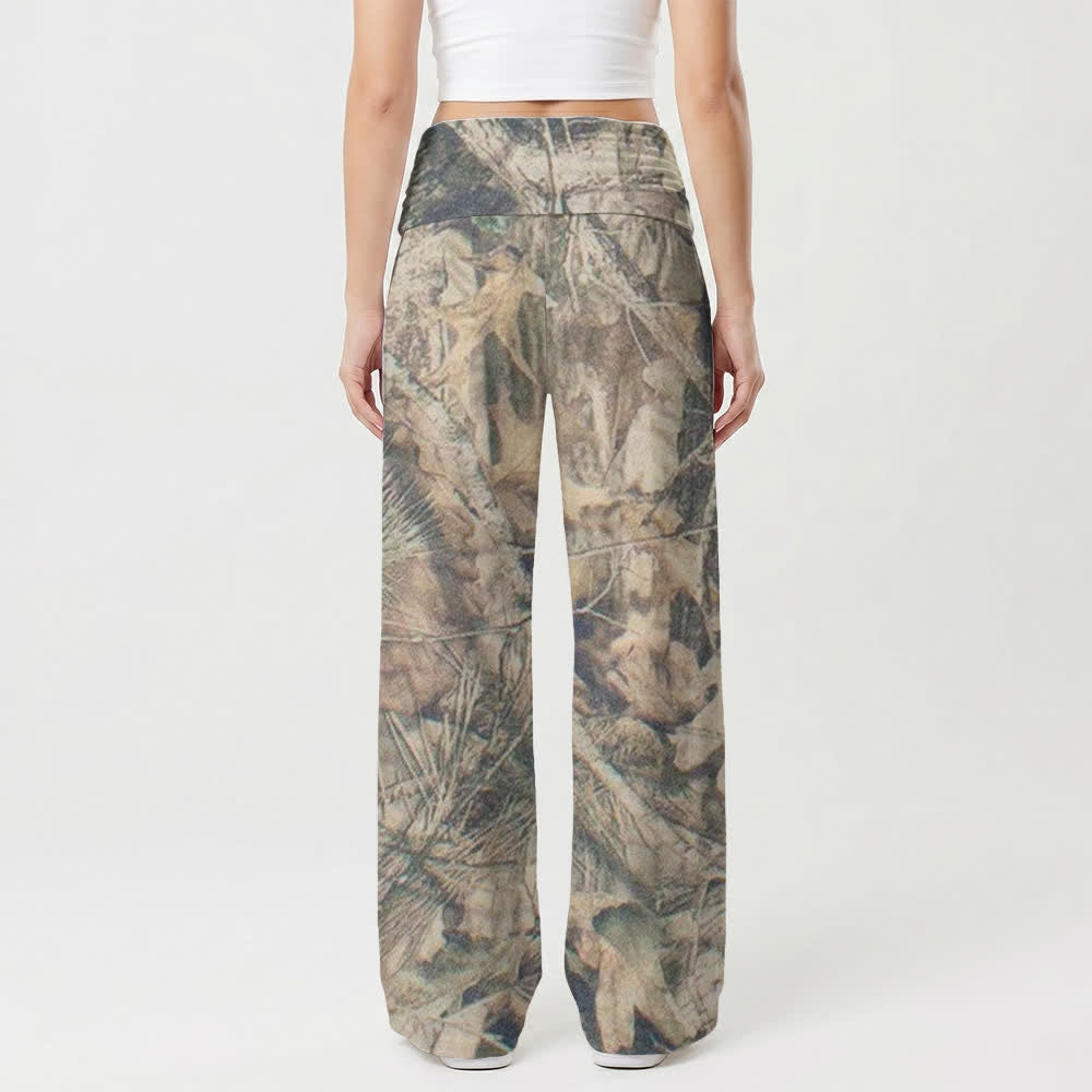 Christianartworkshop God’s Got You Camo High Waist Women’s Wide Leg Pants - image 2