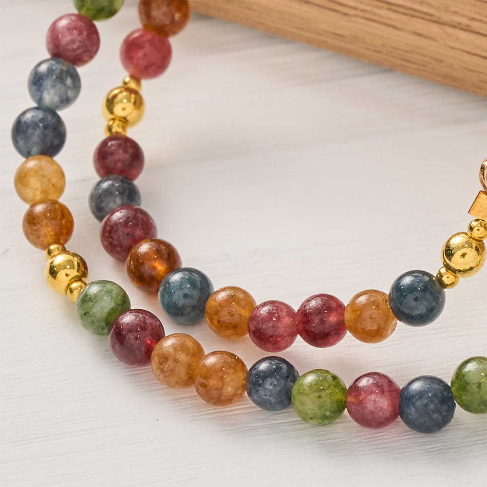 Christianartworkshop Magnetic Strawberry Agate Rosary Bracelet: Emblem of Divine Grace & Purity - image 13