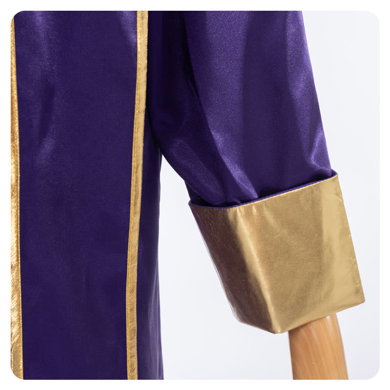 Christianartworkshop Traditional Pastor Robe With Vertical Cross Accents And Sleeve Trim Clergy Robe - image 21