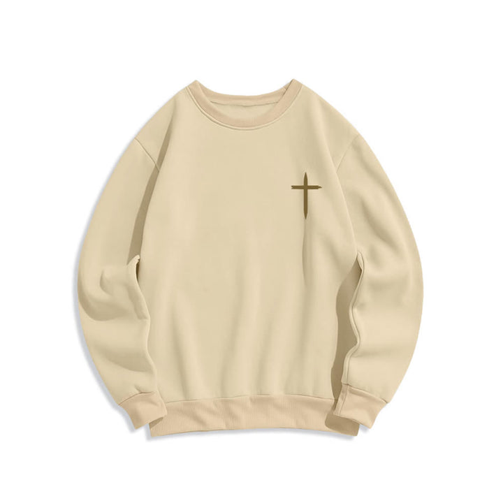 Christianartworkshop Jesus Is King Crown Back Print Crewneck Sweatshirt - image 17