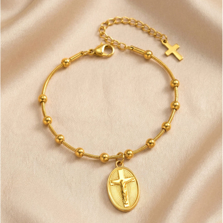 FREE Today: Textured Bead‑Chain Medal Bracelet: Token of Sustained Inner Fortitude - image 8