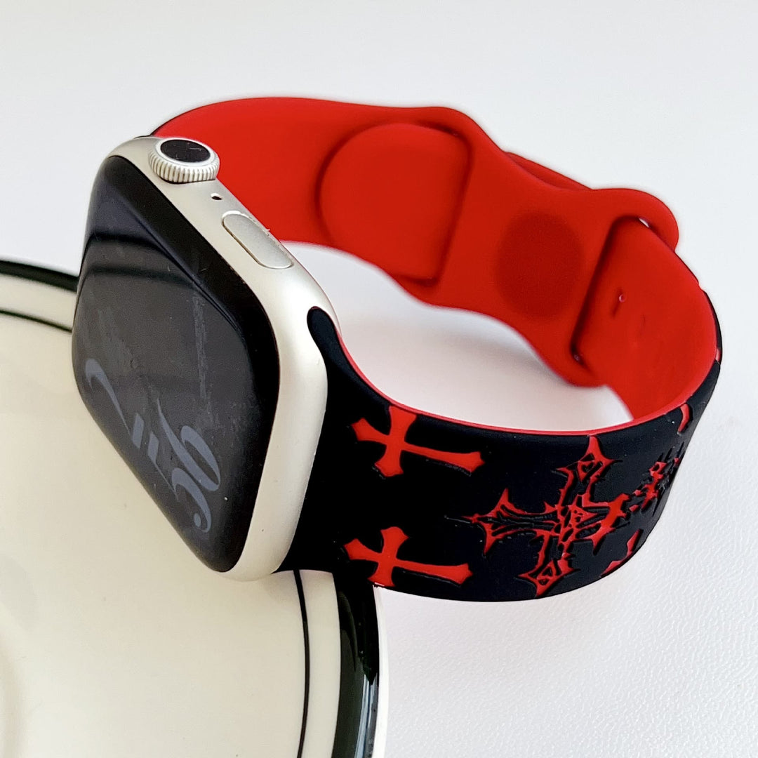 Christianartworkshop Gothic‑Style Multi‑Cross Silicone Watch Strap (Watch Not Included): Talisman Of Timeless Heavenly Grace - image 33