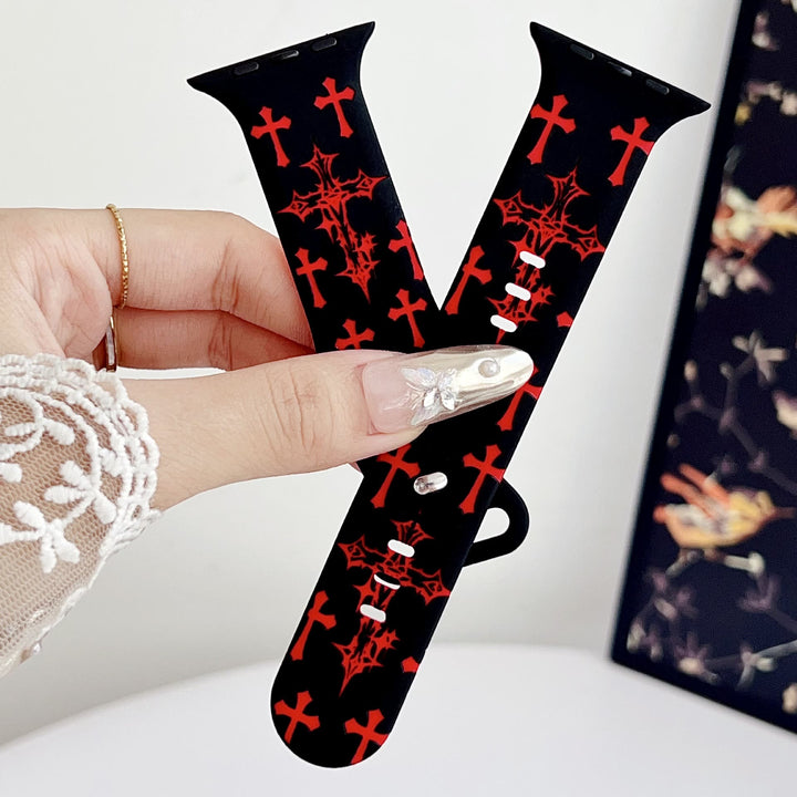 Christianartworkshop Gothic‑Style Multi‑Cross Silicone Watch Strap (Watch Not Included): Talisman Of Timeless Heavenly Grace - image 28