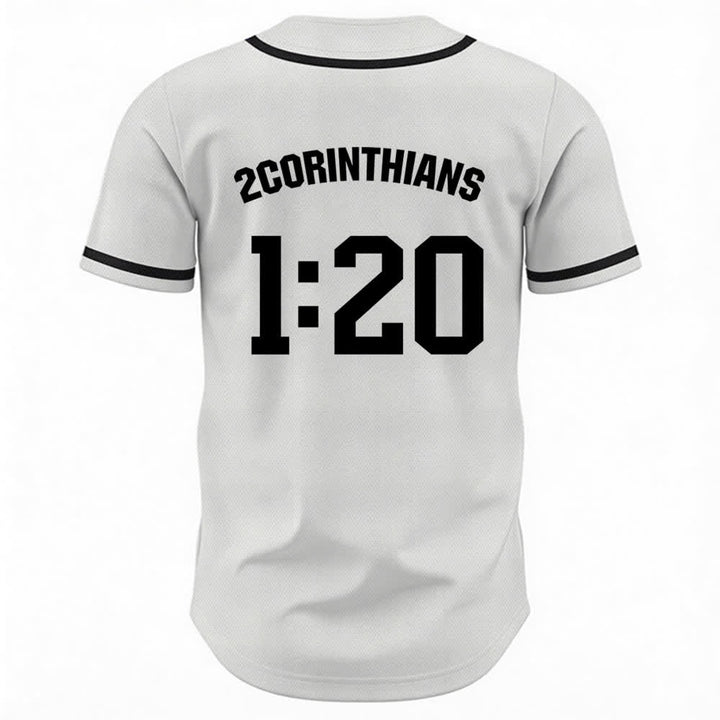 Christianartworkshop Amen Black And White Team Baseball Jersey - image 1