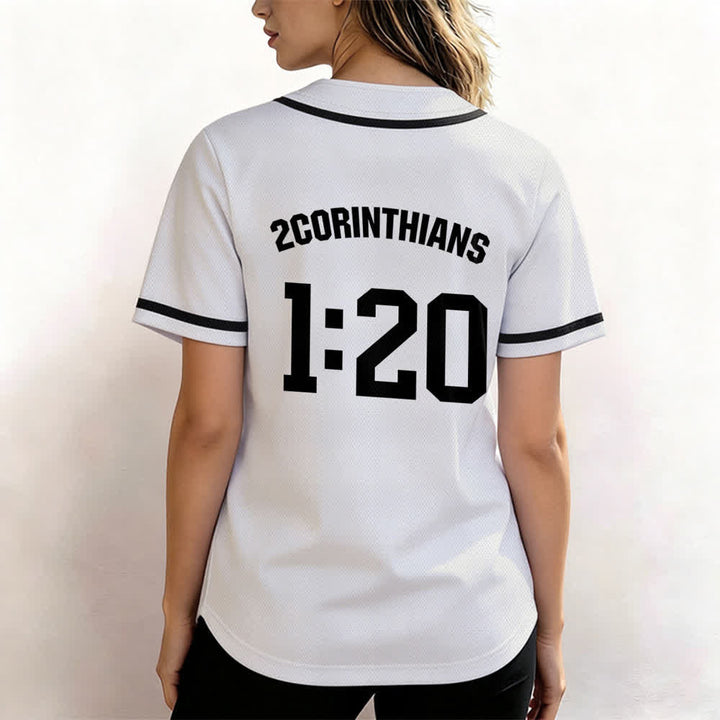 Christianartworkshop Amen Black And White Team Baseball Jersey - image 3