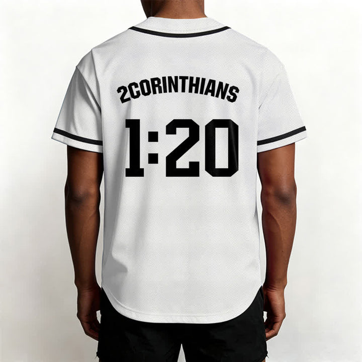 Christianartworkshop Amen Black And White Team Baseball Jersey - image 5