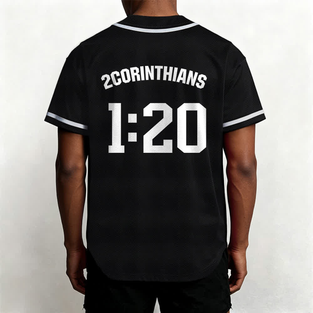 Christianartworkshop Amen Black And White Team Baseball Jersey - image 12
