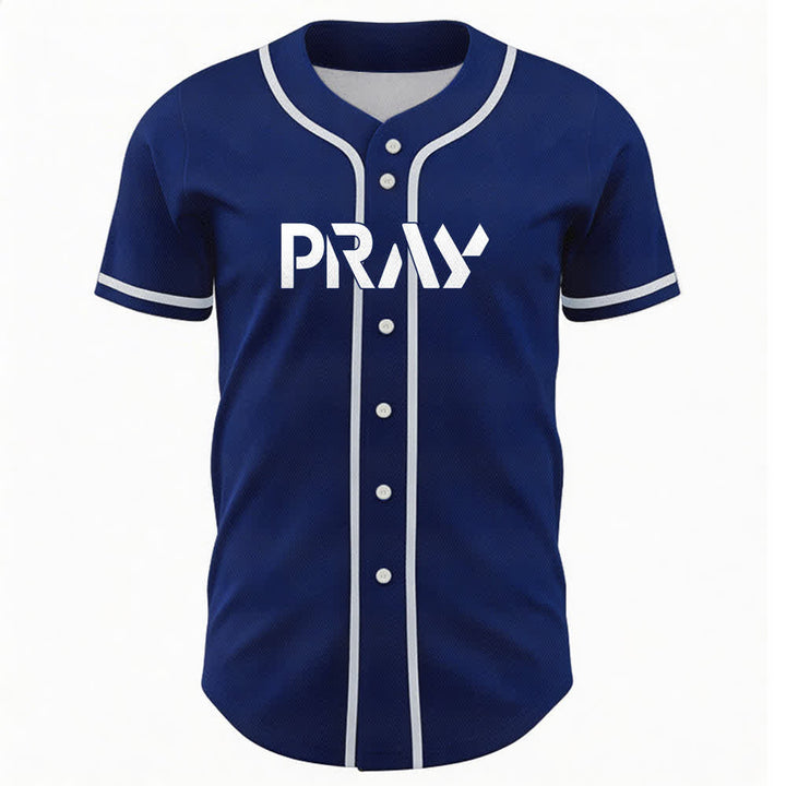 Christianartworkshop Pray Tap My Shoulder Message Baseball Jersey - image 51
