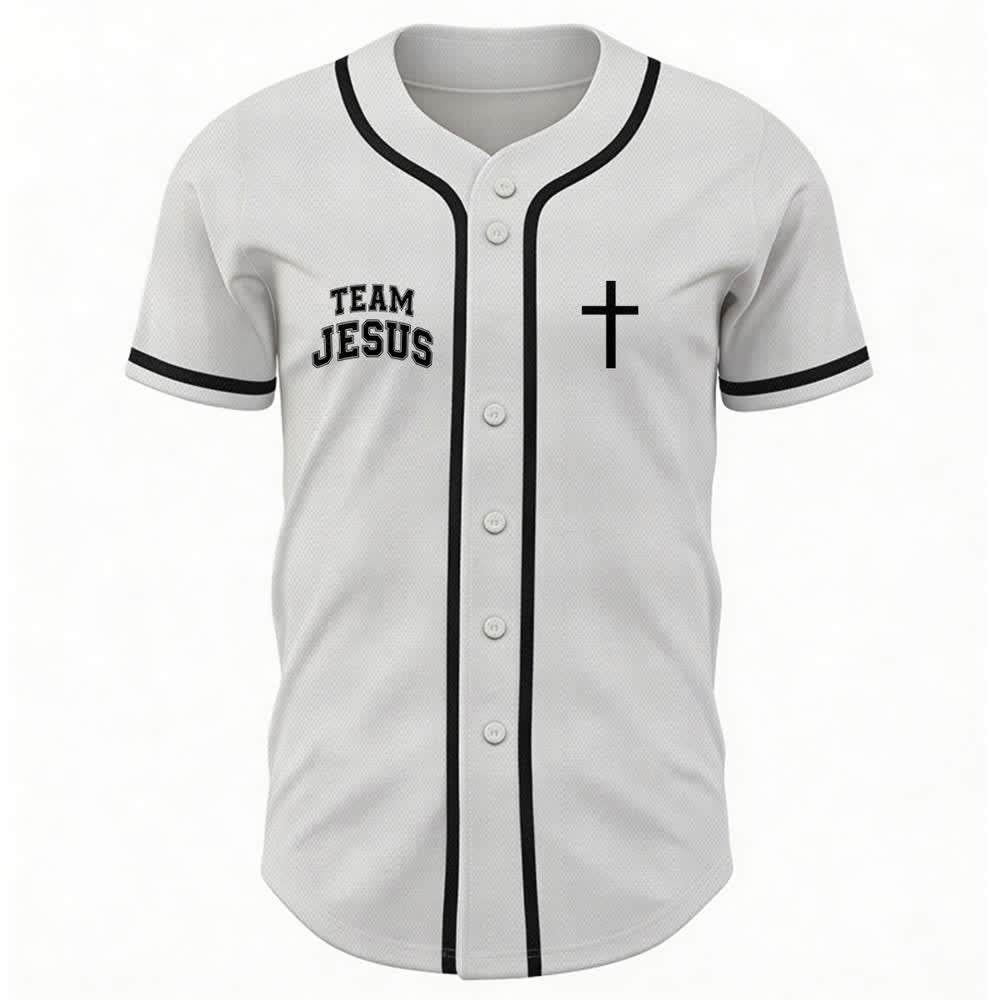 Christianartworkshop Team Jesus Chosen Child of God Baseball Jersey - image 2