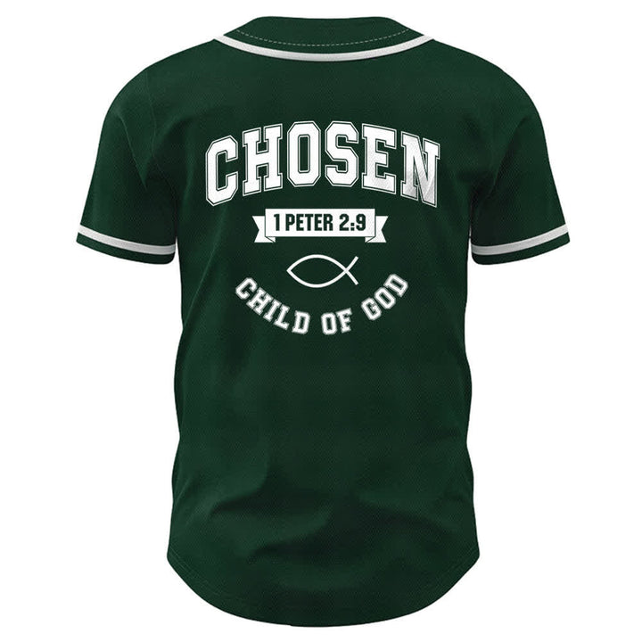 Christianartworkshop Team Jesus Chosen Child of God Baseball Jersey - image 22
