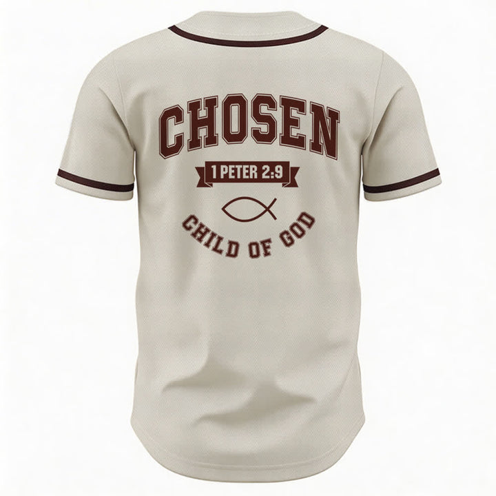 Christianartworkshop Team Jesus Chosen Mesh Baseball Jersey - image 29