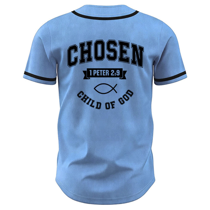 Christianartworkshop Team Jesus Chosen Mesh Baseball Jersey - image 36
